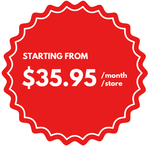 Starting from just $20 per month per store